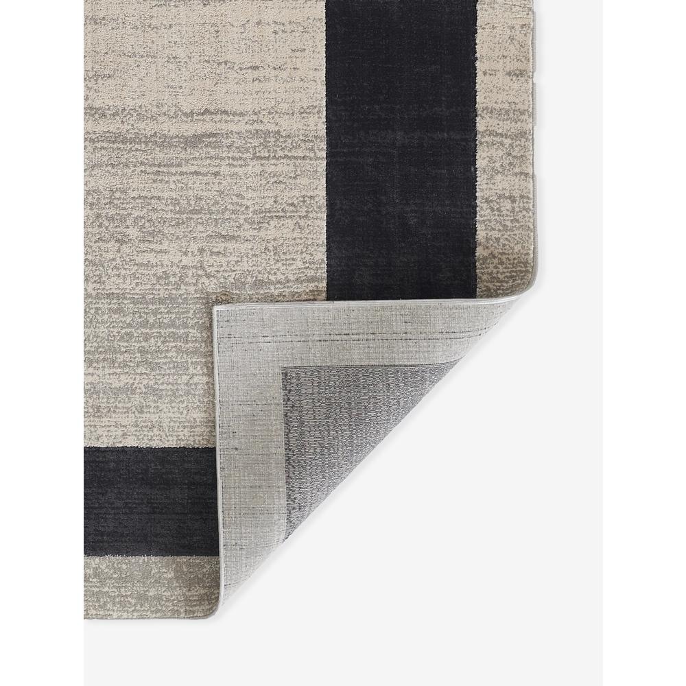 Contemporary Rectangle Area Rug, Charcoal, 7'9" X 9'10". Picture 2