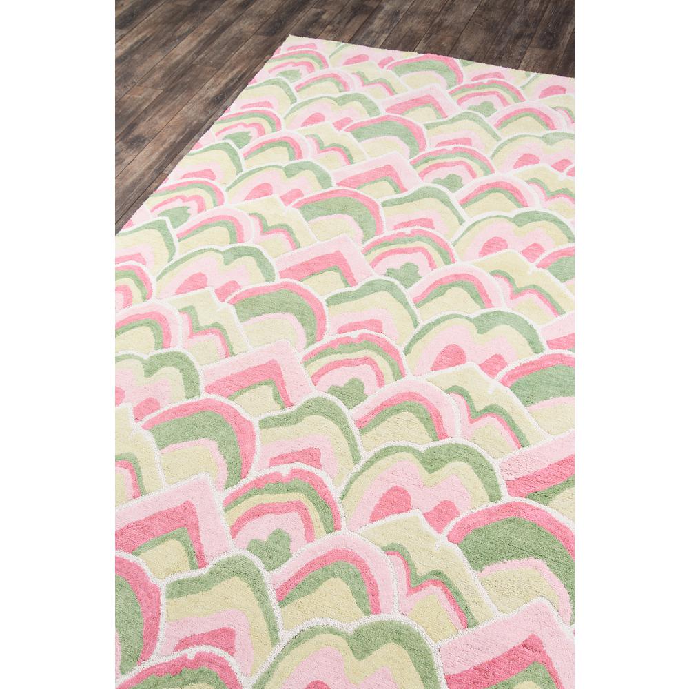 Contemporary Rectangle Area Rug, Pink, 8' X 10'. Picture 2