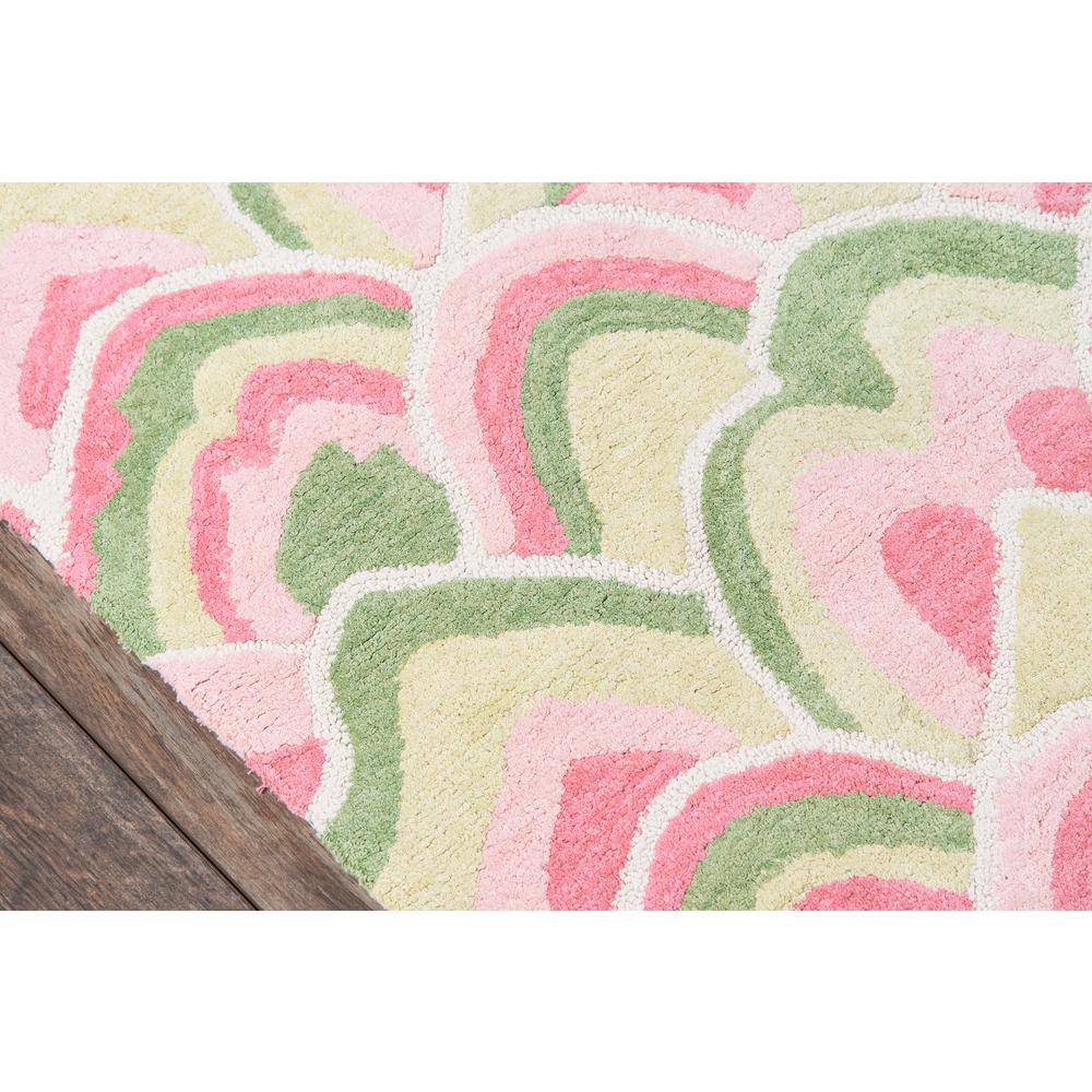 Contemporary Rectangle Area Rug, Pink, 8' X 10'. Picture 3