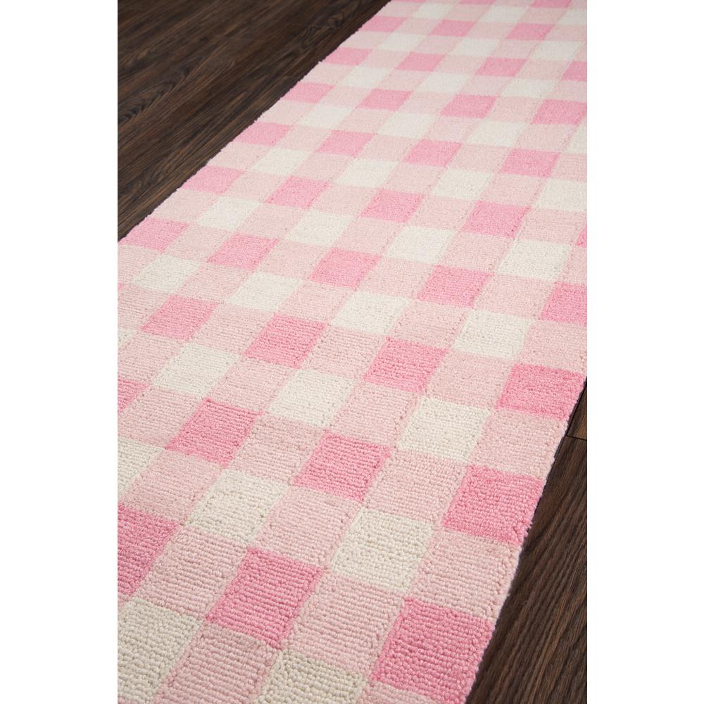 Contemporary Rectangle Area Rug, Pink, 7'6" X 9'6". Picture 2