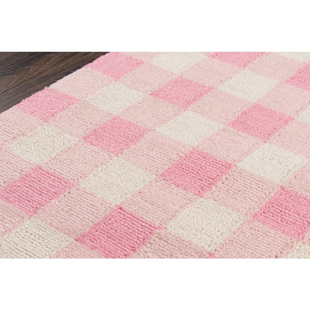 Contemporary Rectangle Area Rug, Pink, 7'6" X 9'6". Picture 3