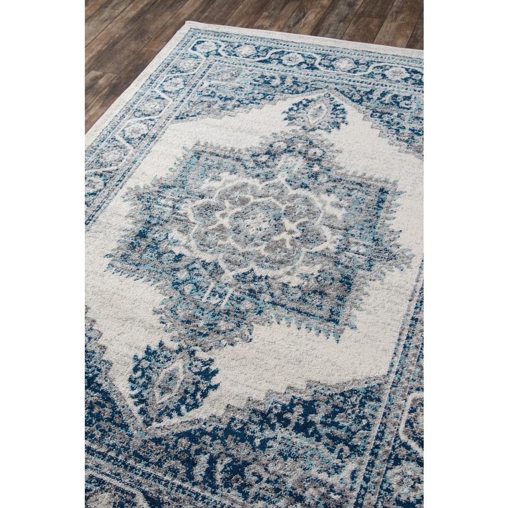 Traditional Rectangle Area Rug, Blue, 9'3" X 12'6". Picture 2