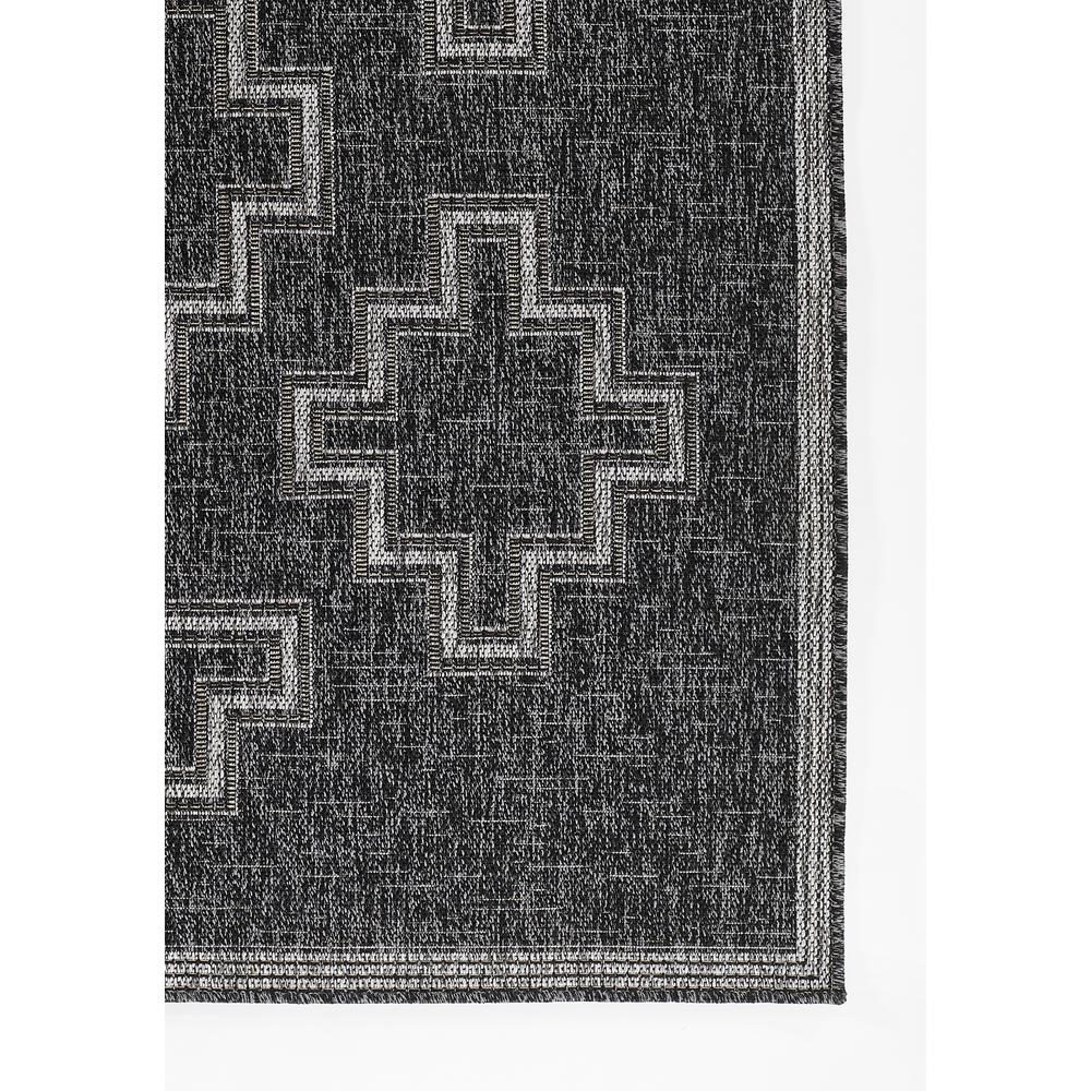 Transitional Rectangle Area Rug, Black, 5'3" X 7'. Picture 2