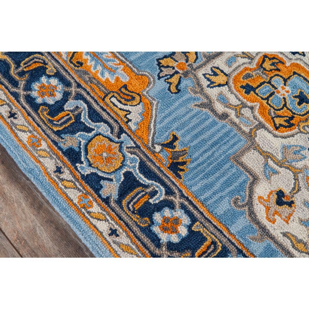 Traditional Rectangle Area Rug, Blue, 6' X 9'. Picture 3