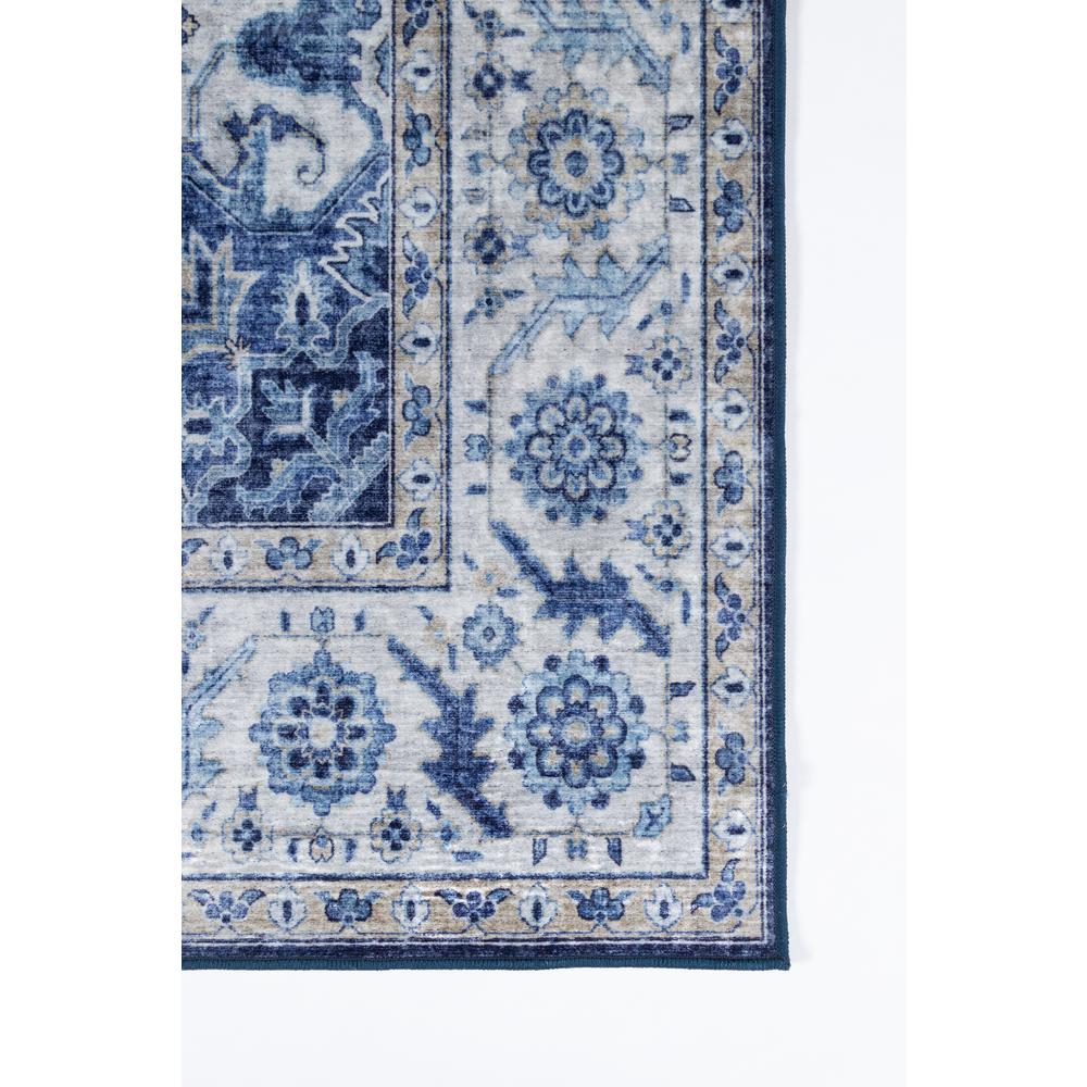 Traditional Rectangle Area Rug, Blue, 6' X 9'. Picture 2