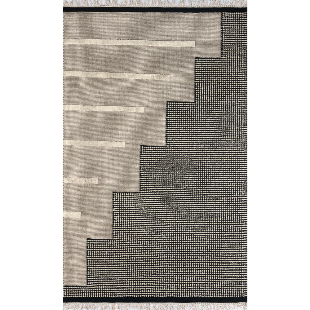 Contemporary Rectangle Area Rug, Black, 7'9" X 9'9". Picture 1