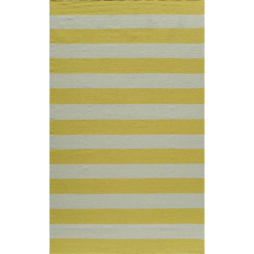 Contemporary Rectangle Area Rug, Yellow, 8' X 10'. Picture 1