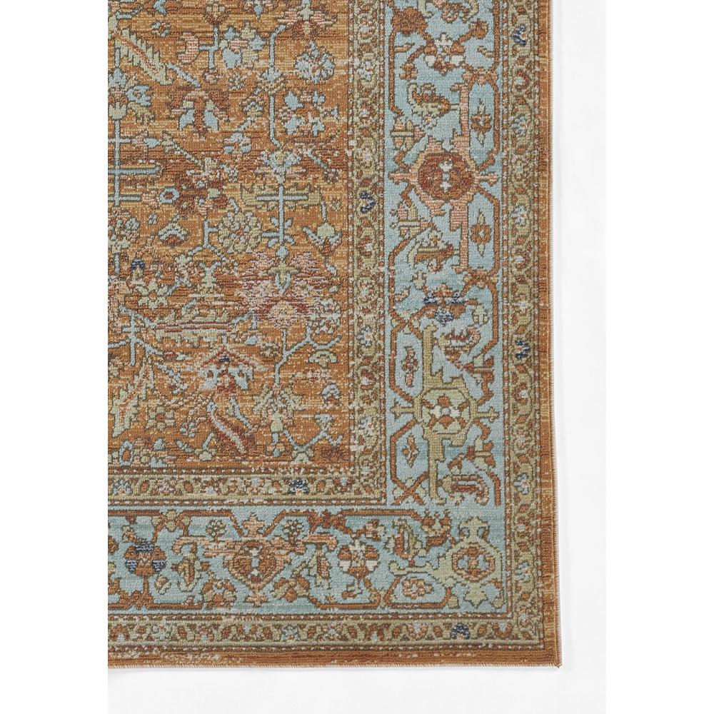 Traditional Rectangle Area Rug, Orange, 6'7" X 9'6". Picture 2