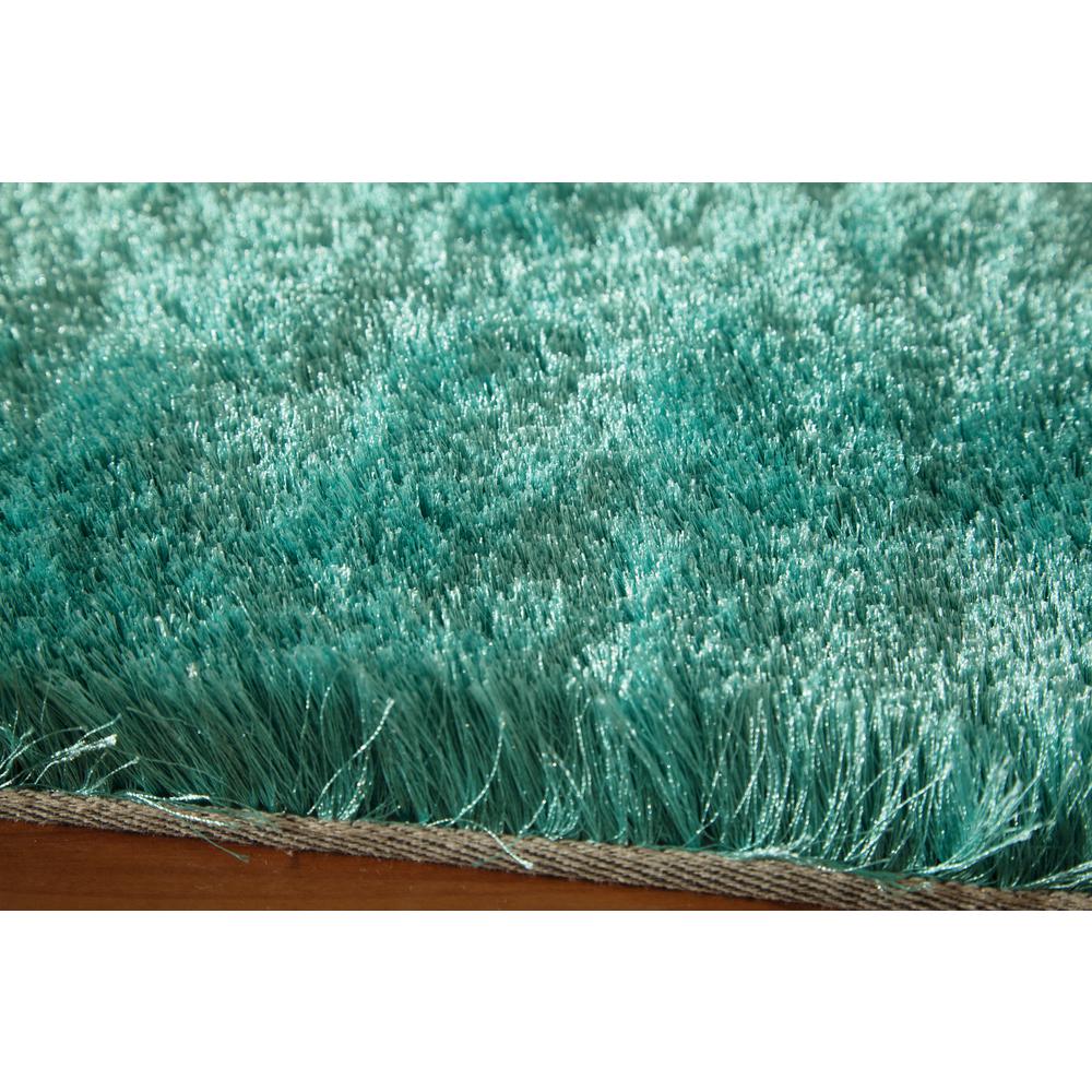 Contemporary Rectangle Area Rug, Teal, 5' X 7'. Picture 2