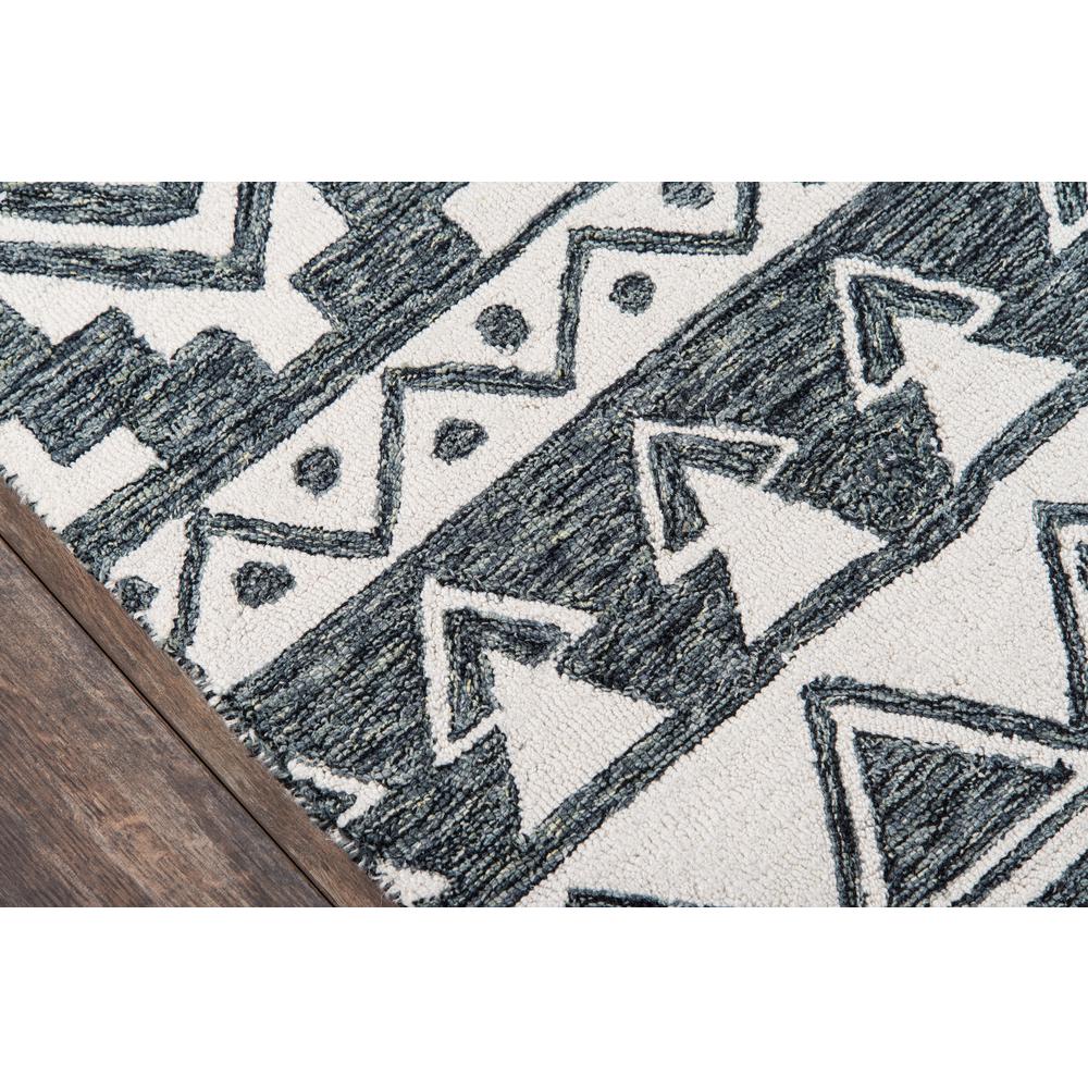 Contemporary Rectangle Area Rug, Charcoal, 8' X 10'. Picture 3