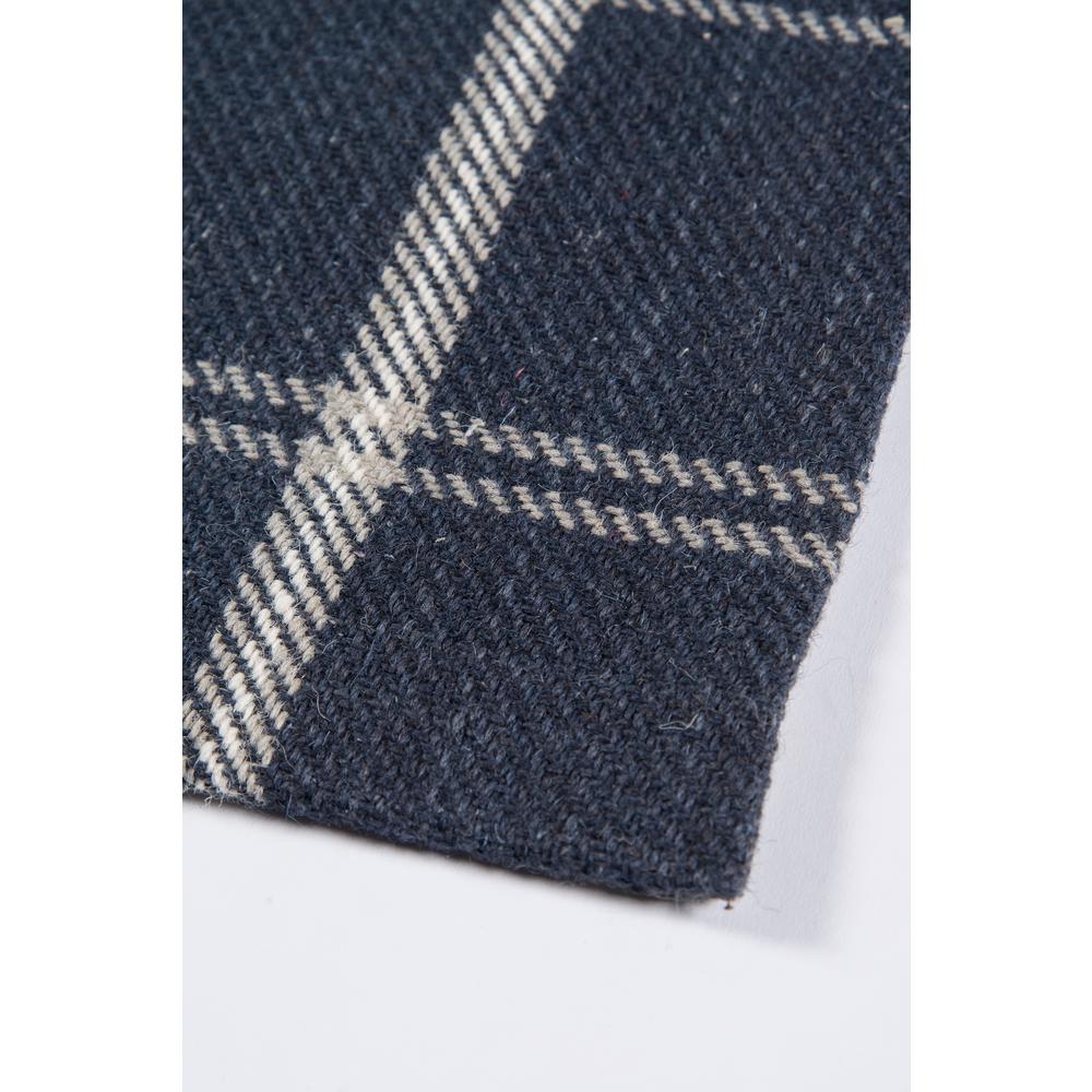 Modern Rectangle Area Rug, Navy, 8' X 10'. Picture 5