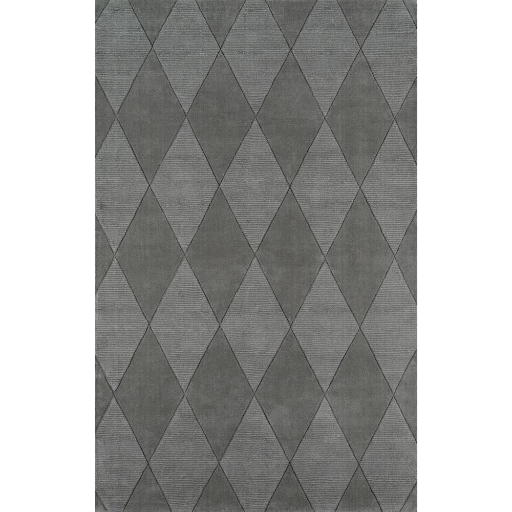 Contemporary Rectangle Area Rug, Grey, 8' X 11'. Picture 1