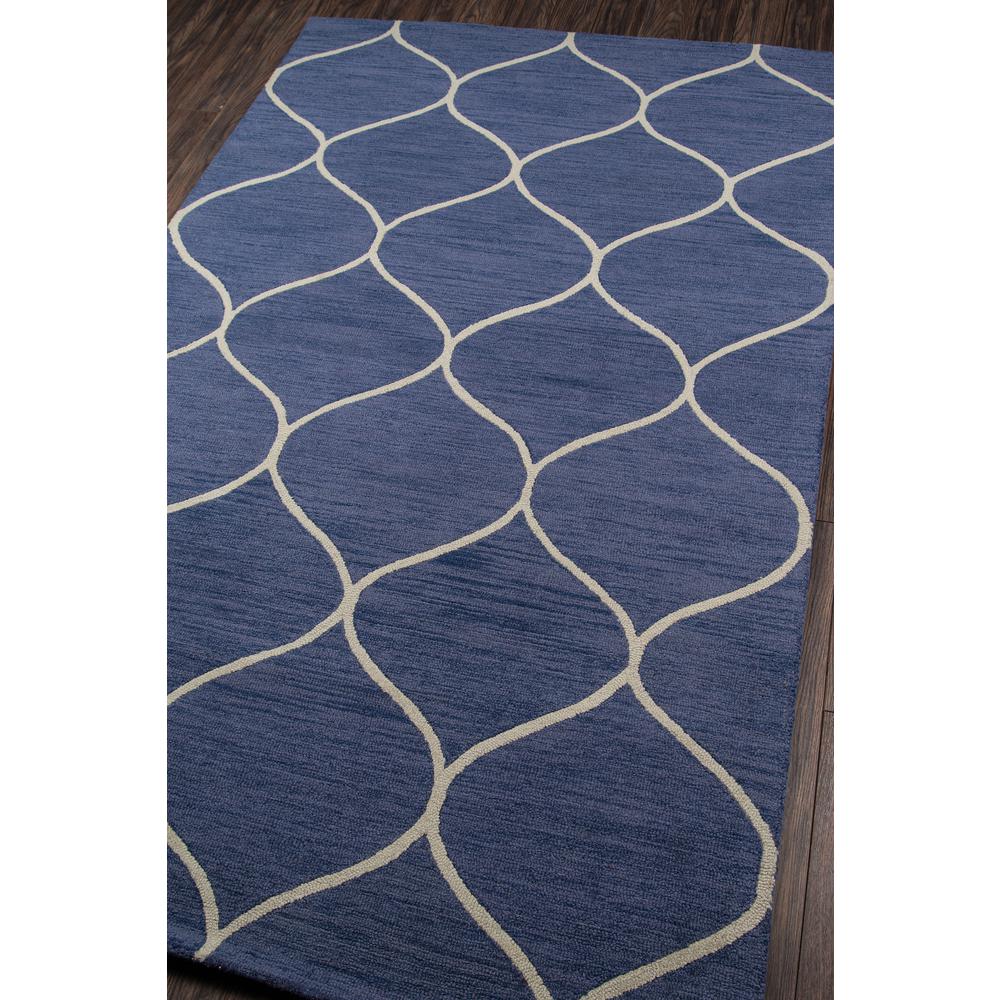 Contemporary Rectangle Area Rug, Blue, 8' X 10'. Picture 2