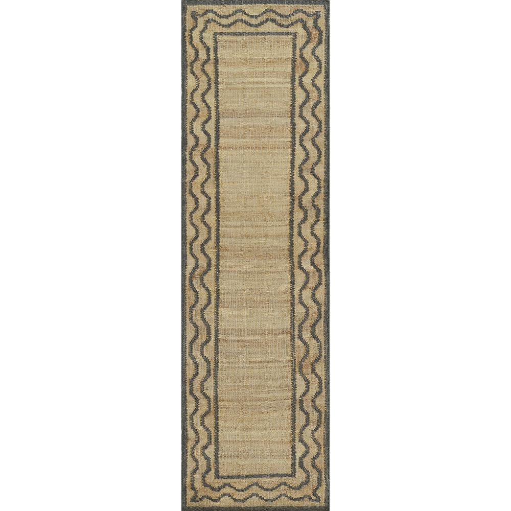 Contemporary Rectangle Area Rug, Slate, 8' X 10'. Picture 5