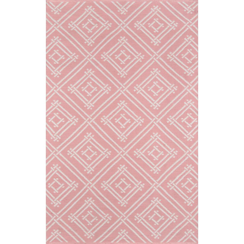 Contemporary Rectangle Area Rug, Pink, 7'6" X 9'6". Picture 1