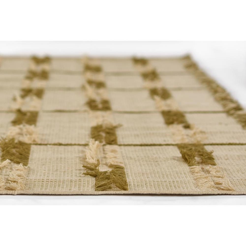 Contemporary Rectangle Area Rug, Green, 8' X 10'. Picture 5