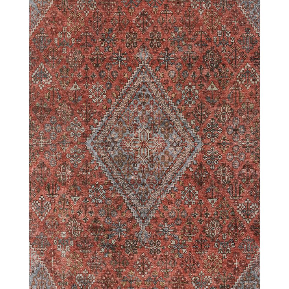 Traditional Rectangle Area Rug, Copper, 5' X 7'6". Picture 7
