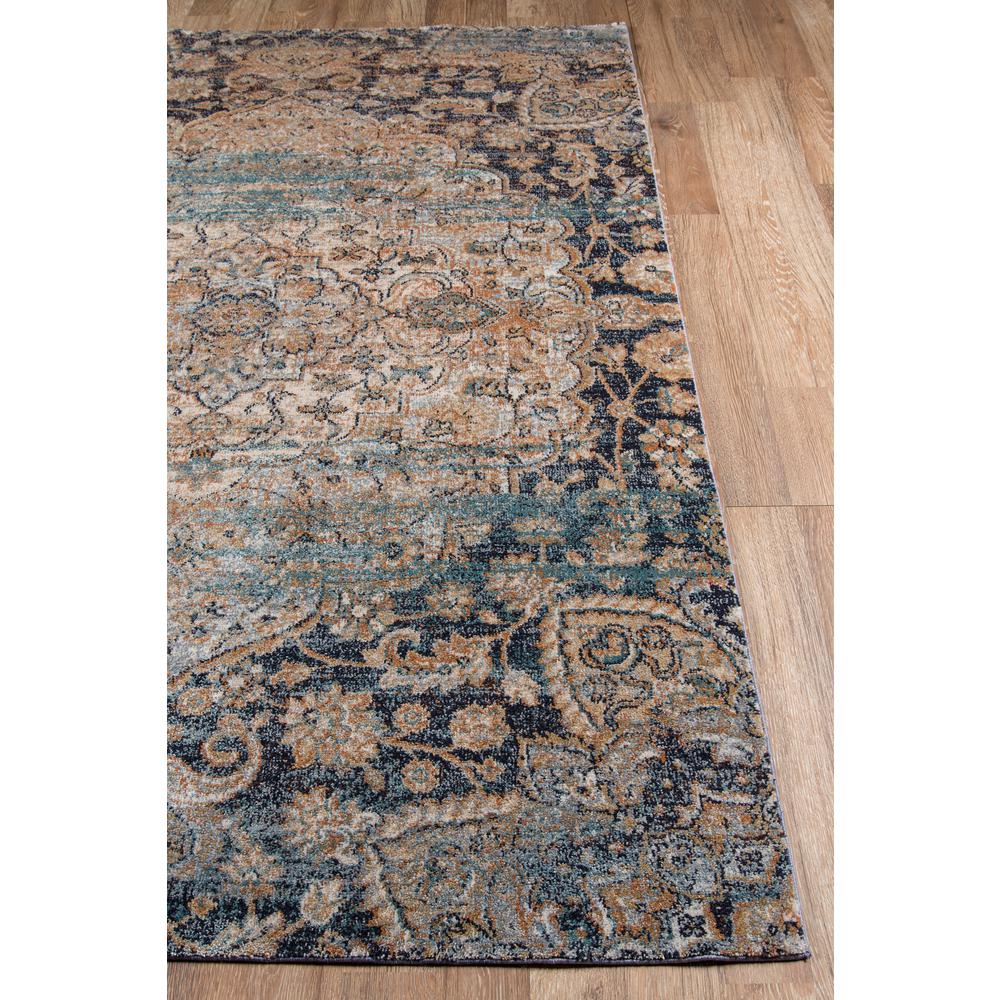 Traditional Rectangle Area Rug, Navy, 7'10" X 9'10". Picture 2