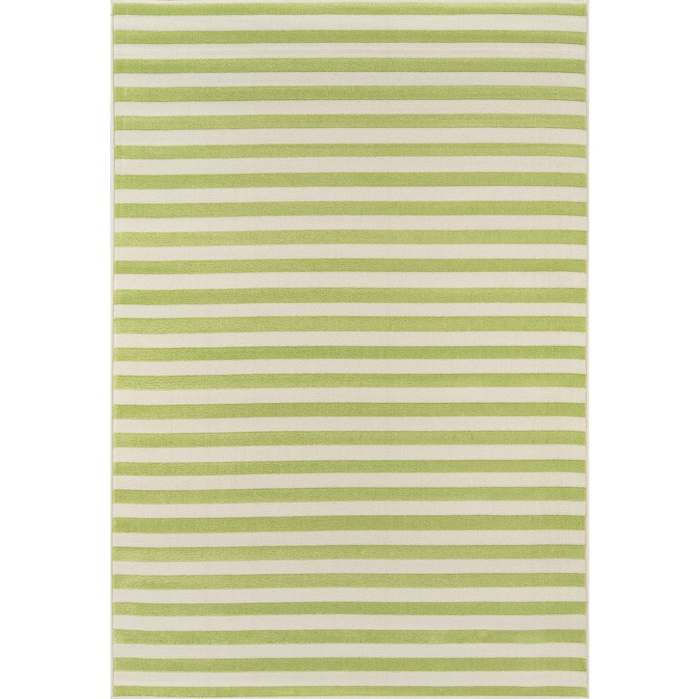 Contemporary Rectangle Area Rug, Green, 6'7" X 9'6". Picture 1