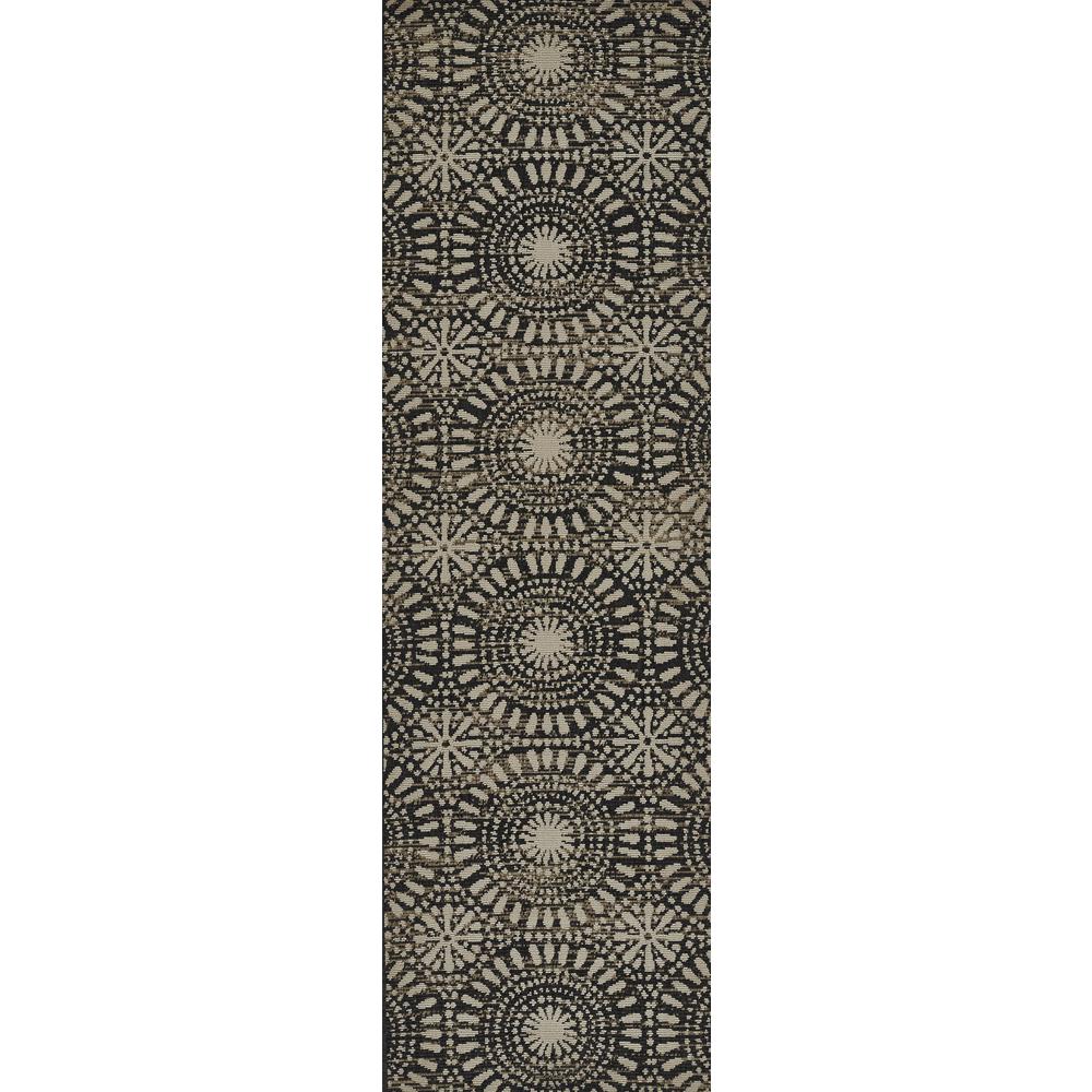 Transitional Rectangle Area Rug, Neutral, 6'7" X 9'6". Picture 5