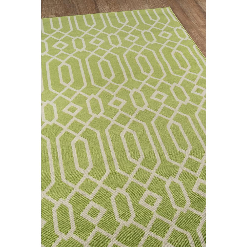 Contemporary Rectangle Area Rug, Green, 6'7" X 9'6". Picture 2