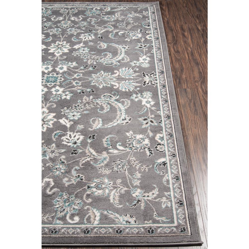 Transitional Rectangle Area Rug, Grey, 9'3" X 12'6". Picture 2