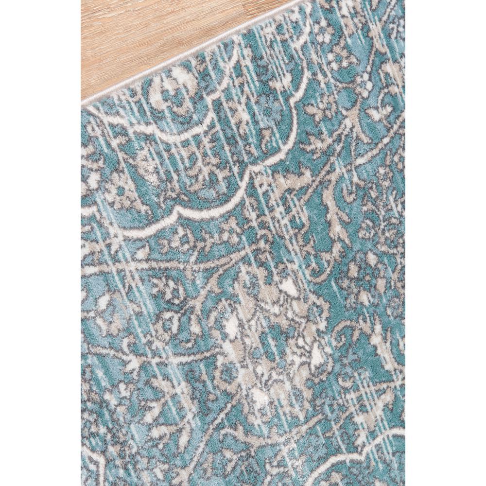Transitional Rectangle Area Rug, Blue, 9'3" X 12'6". Picture 3