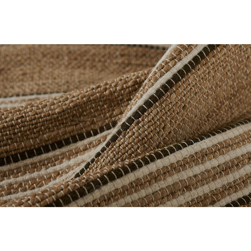 Contemporary Rectangle Area Rug, Brown, 9' X 12'. Picture 8