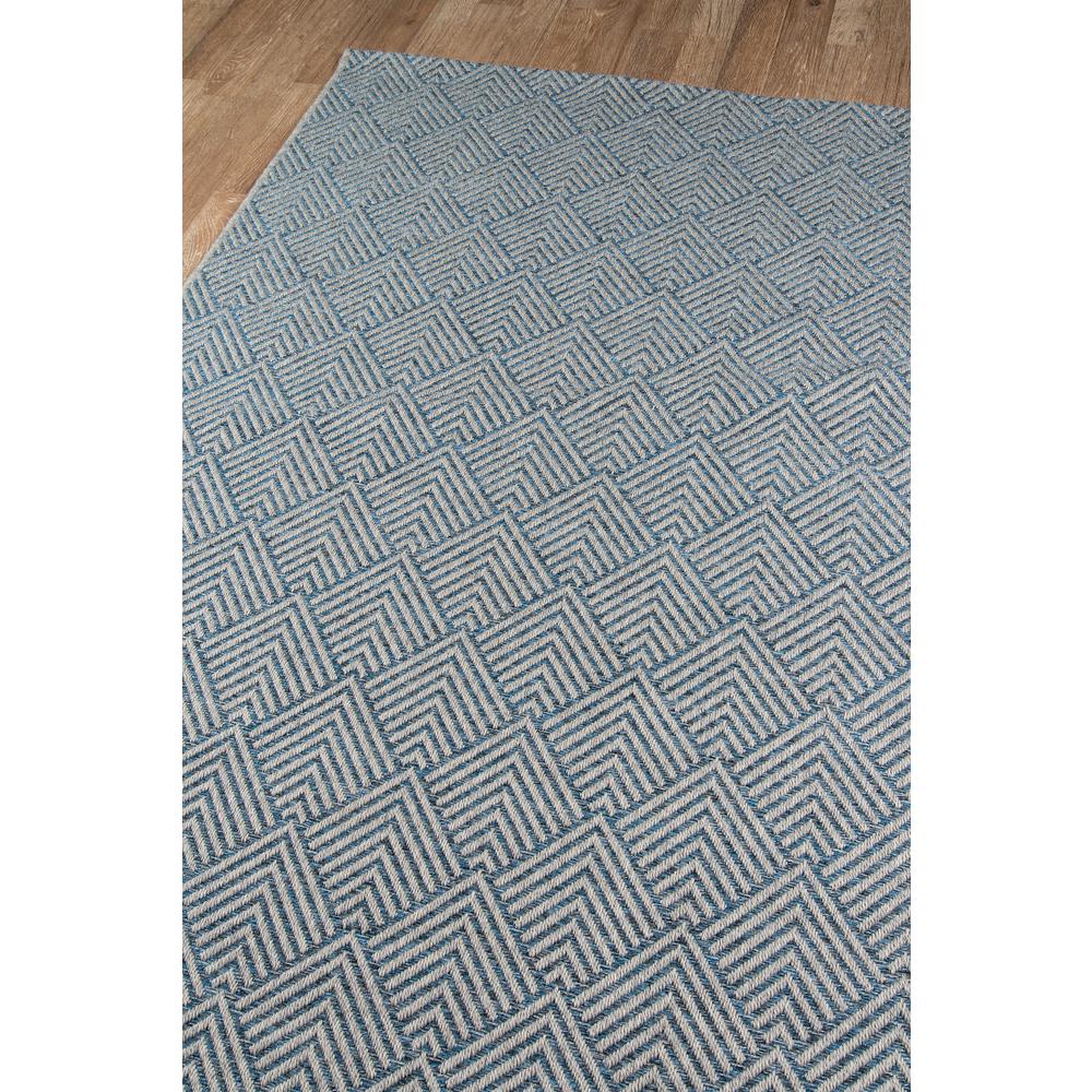 Contemporary Rectangle Area Rug, Blue, 5' X 7'6". Picture 2