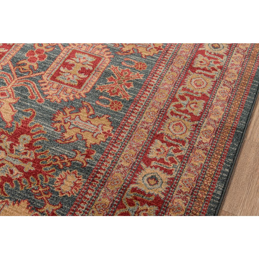 Traditional Rectangle Area Rug, Blue, 9'3" X 12'6". Picture 3