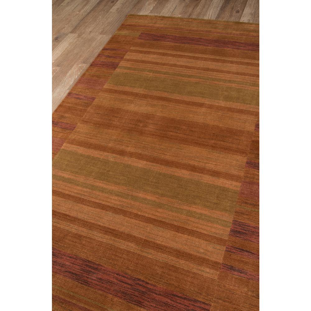 Contemporary Rectangle Area Rug, Rust, 8' X 11'. Picture 2