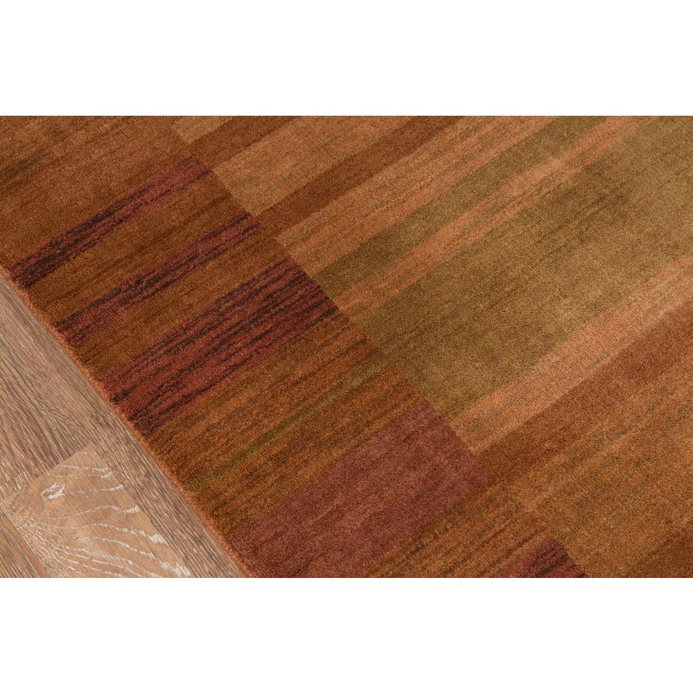 Contemporary Rectangle Area Rug, Rust, 8' X 11'. Picture 3