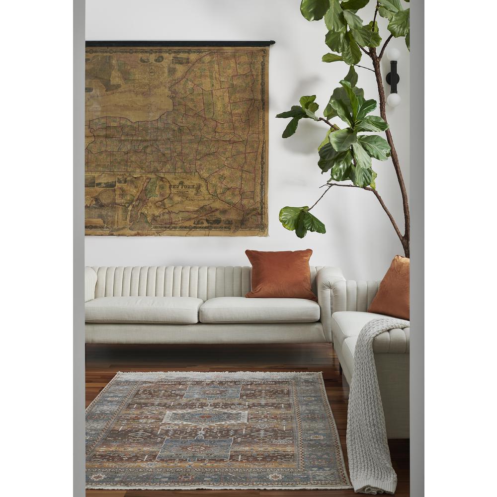Traditional Rectangle Area Rug, Multi, 5' X 7'9". Picture 8