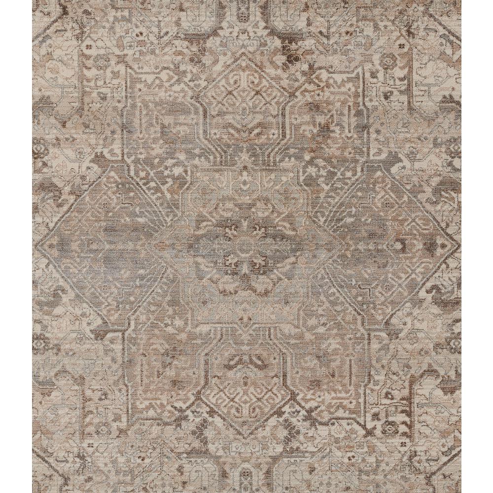 Traditional Rectangle Area Rug, Grey, 5' X 7'9". Picture 7