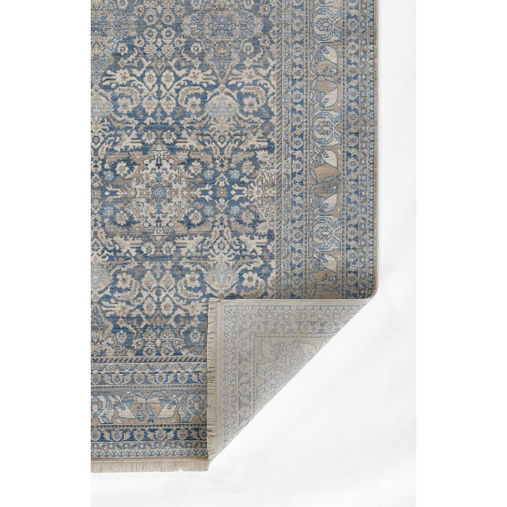 Traditional Rectangle Area Rug, Blue, 5' X 7'9". Picture 3