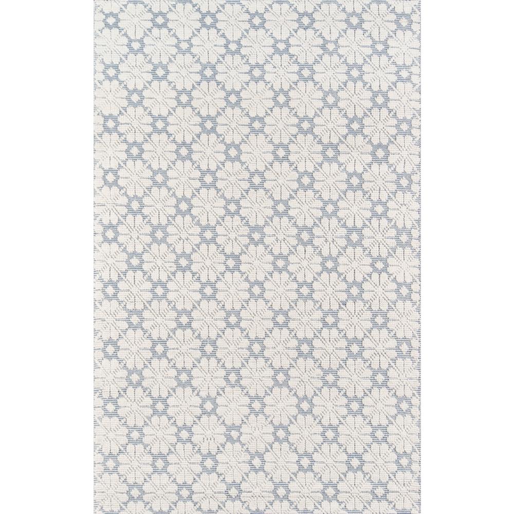 Contemporary Rectangle Area Rug, Blue, 8'6" X 11'6". Picture 1