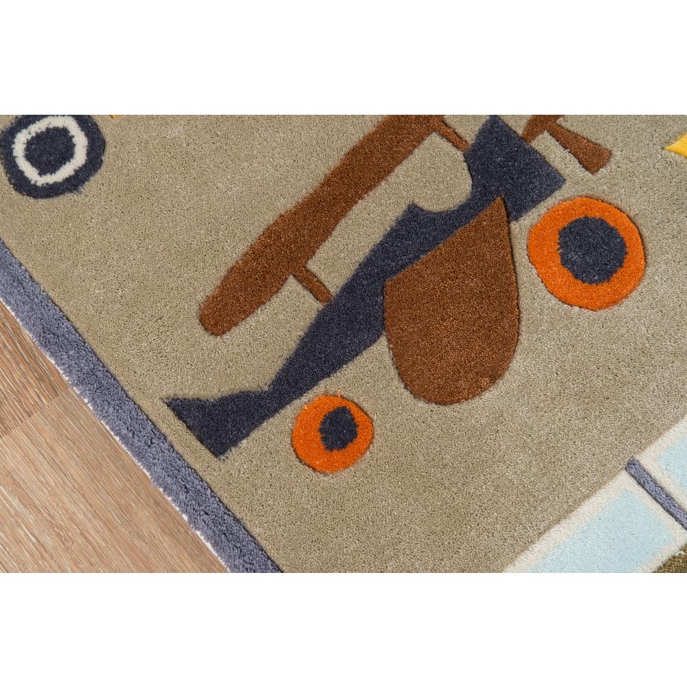 Lil Mo Whimsy Area Rug, Concrete, 8' X 10'. Picture 3
