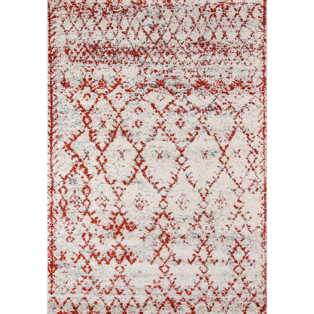Traditional Rectangle Area Rug, Rust, 9'3" X 12'6". Picture 1