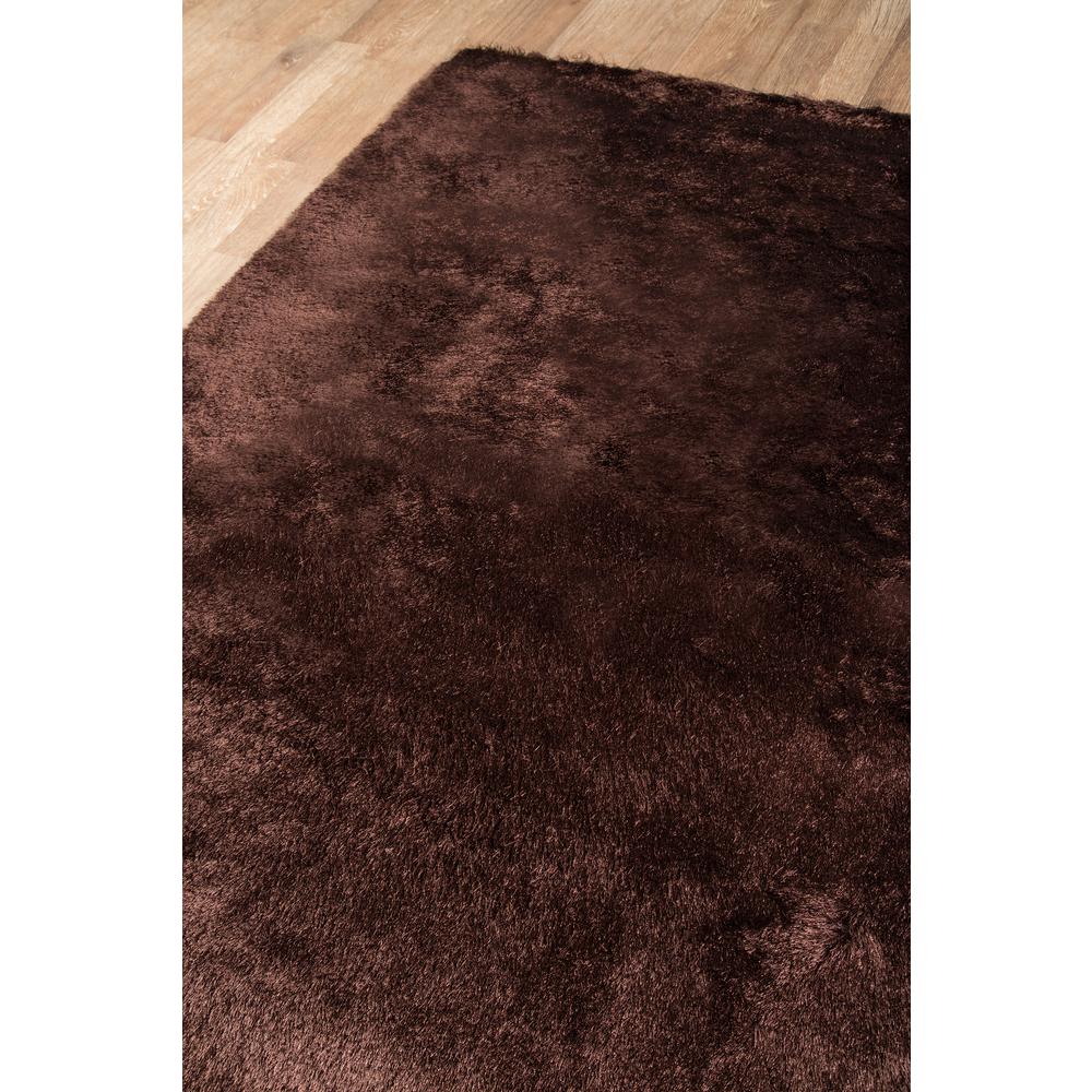 Luster Shag Area Rug, Brown, 8' X 10'. Picture 2