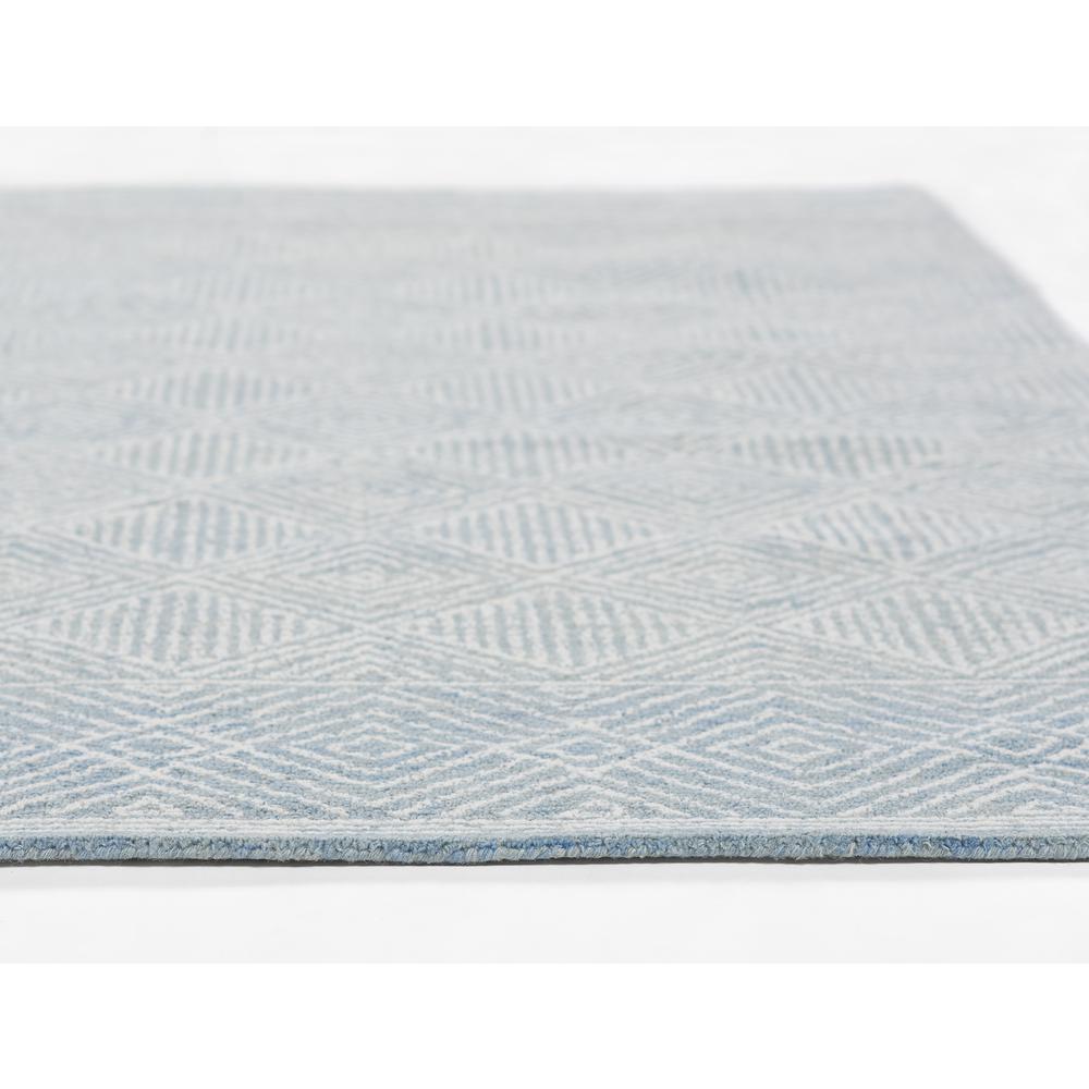 Contemporary Rectangle Area Rug, Blue, 9' X 12'. Picture 3