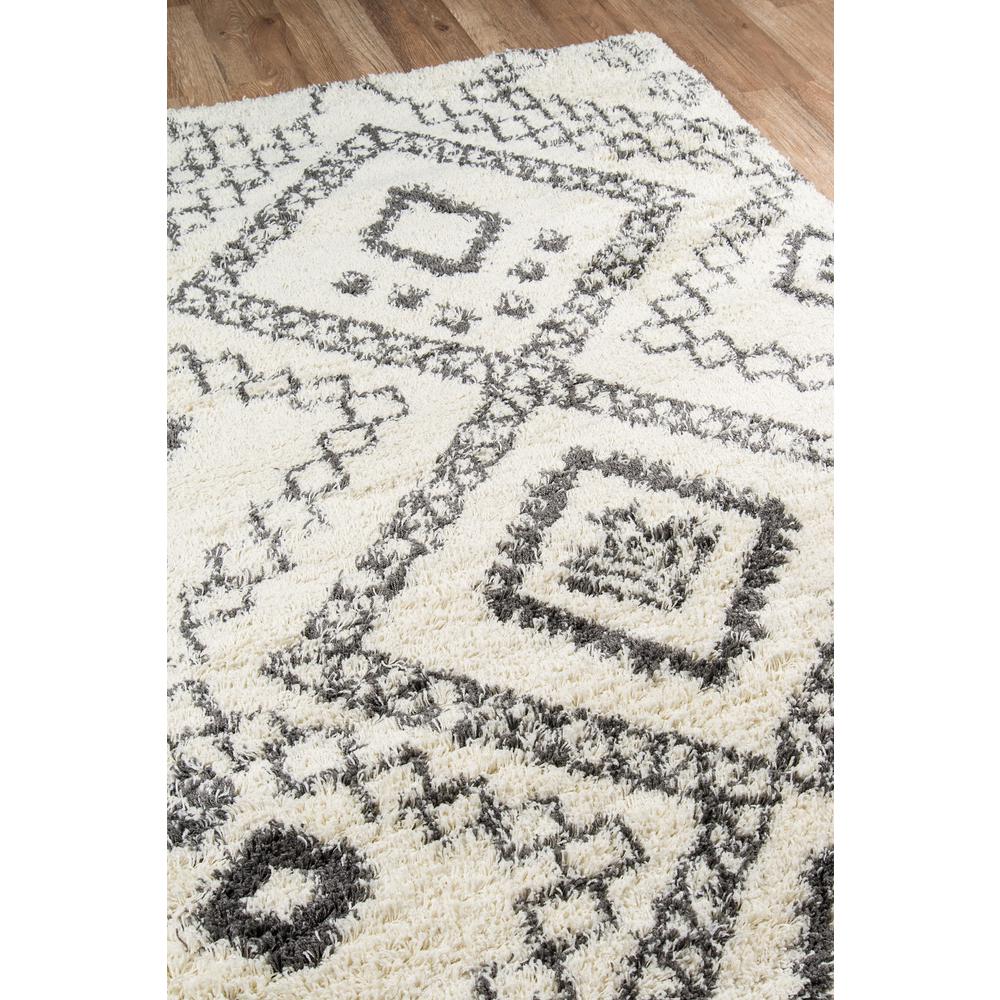 Contemporary Rectangle Area Rug, Ivory, 9'3" X 12'6". Picture 2