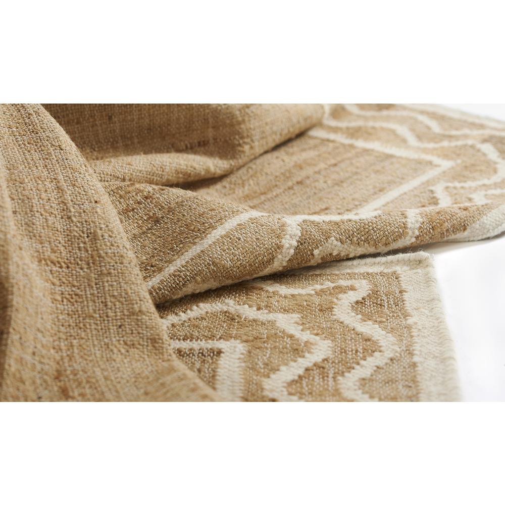 Contemporary Rectangle Area Rug, Natural, 9' X 12'. Picture 8