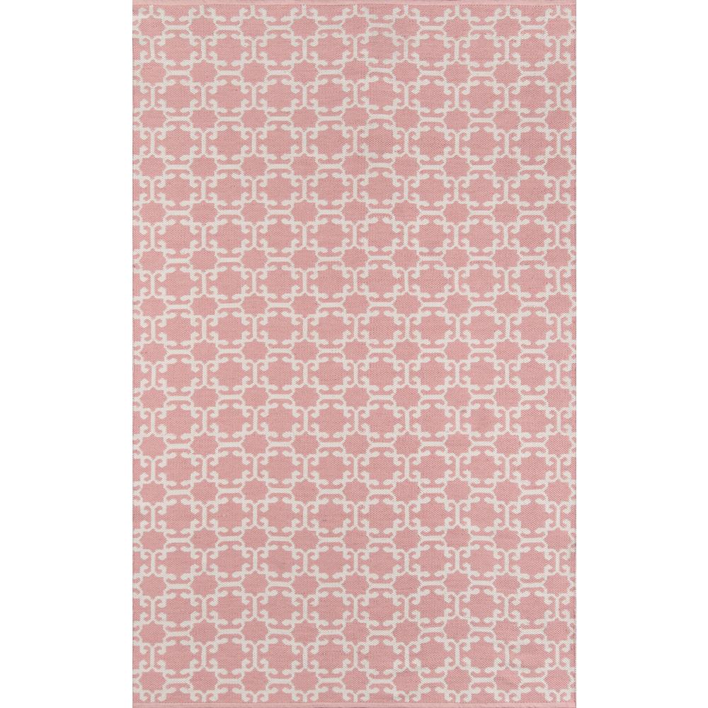 Contemporary Rectangle Area Rug, Pink, 8'6" X 11'6". Picture 1