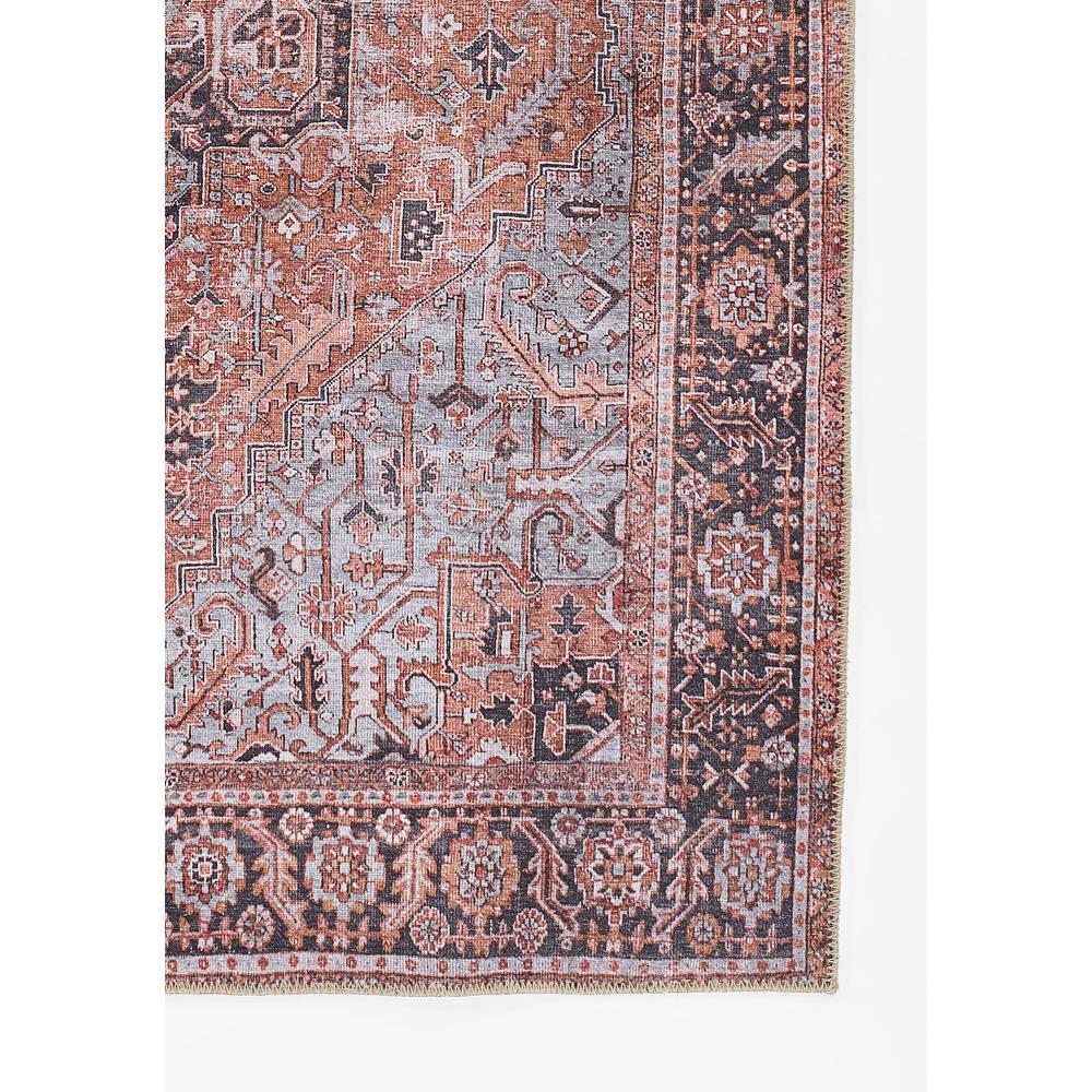 Traditional Rectangle Area Rug, Copper, 7'6" X 9'6". Picture 2