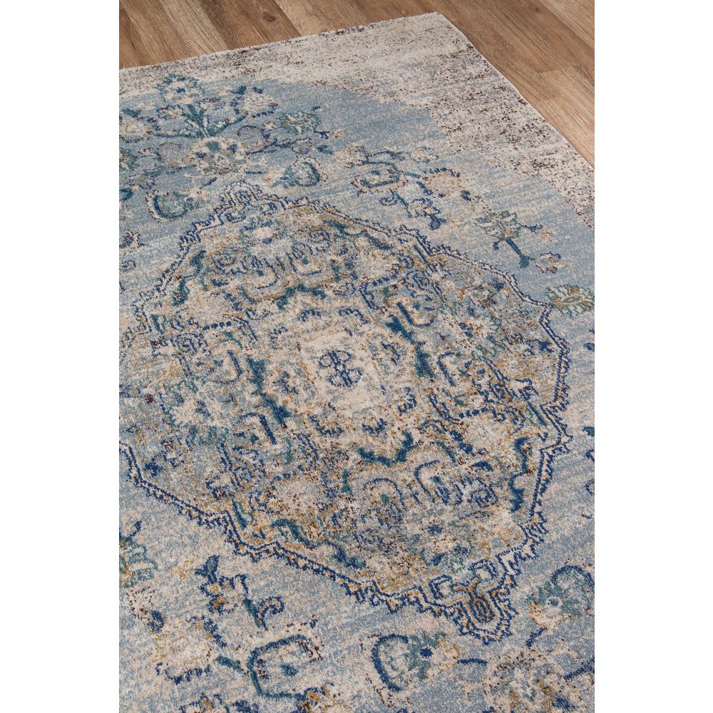 Traditional Rectangle Area Rug, Light Blue, 9'3" X 12'6". Picture 2