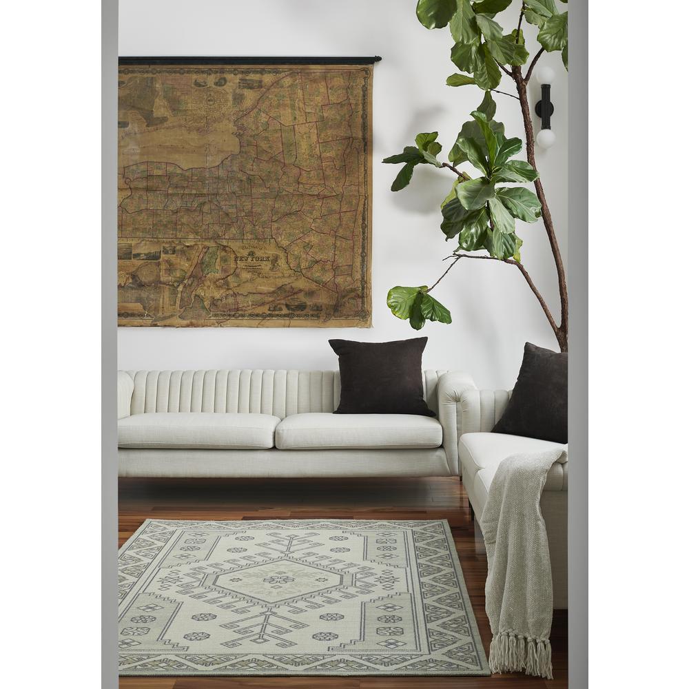 Traditional Rectangle Area Rug, Sage, 9'9" X 12'6". Picture 10