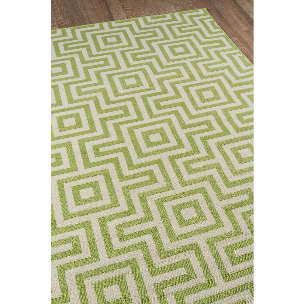 Contemporary Rectangle Area Rug, Green, 7'10" X 10'10". Picture 2