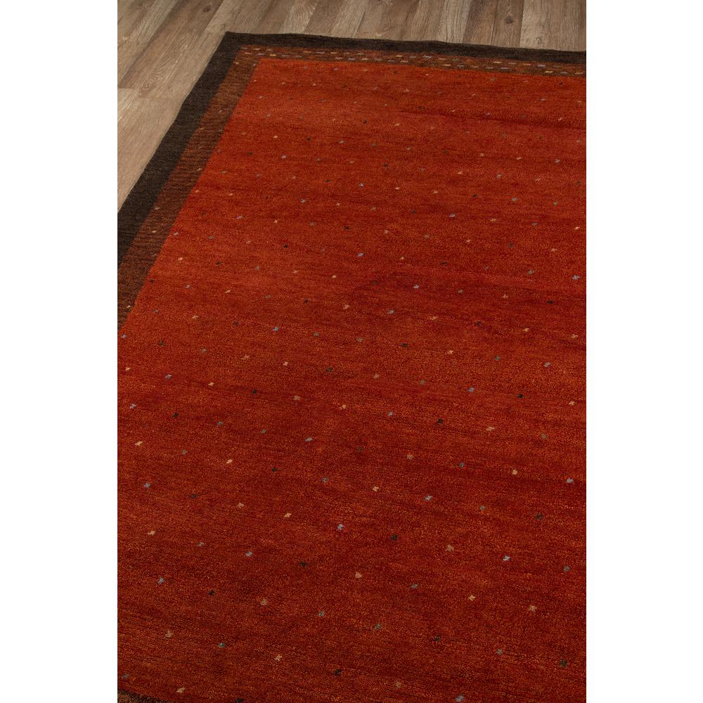 Transitional Rectangle Area Rug, Paprika, 8' X 11'. Picture 2