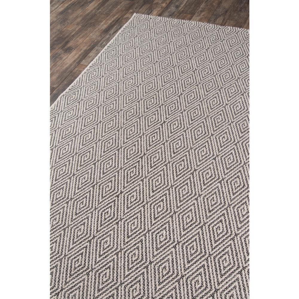 Contemporary Rectangle Area Rug, Charcoal, 6'7" X 9'6". Picture 2