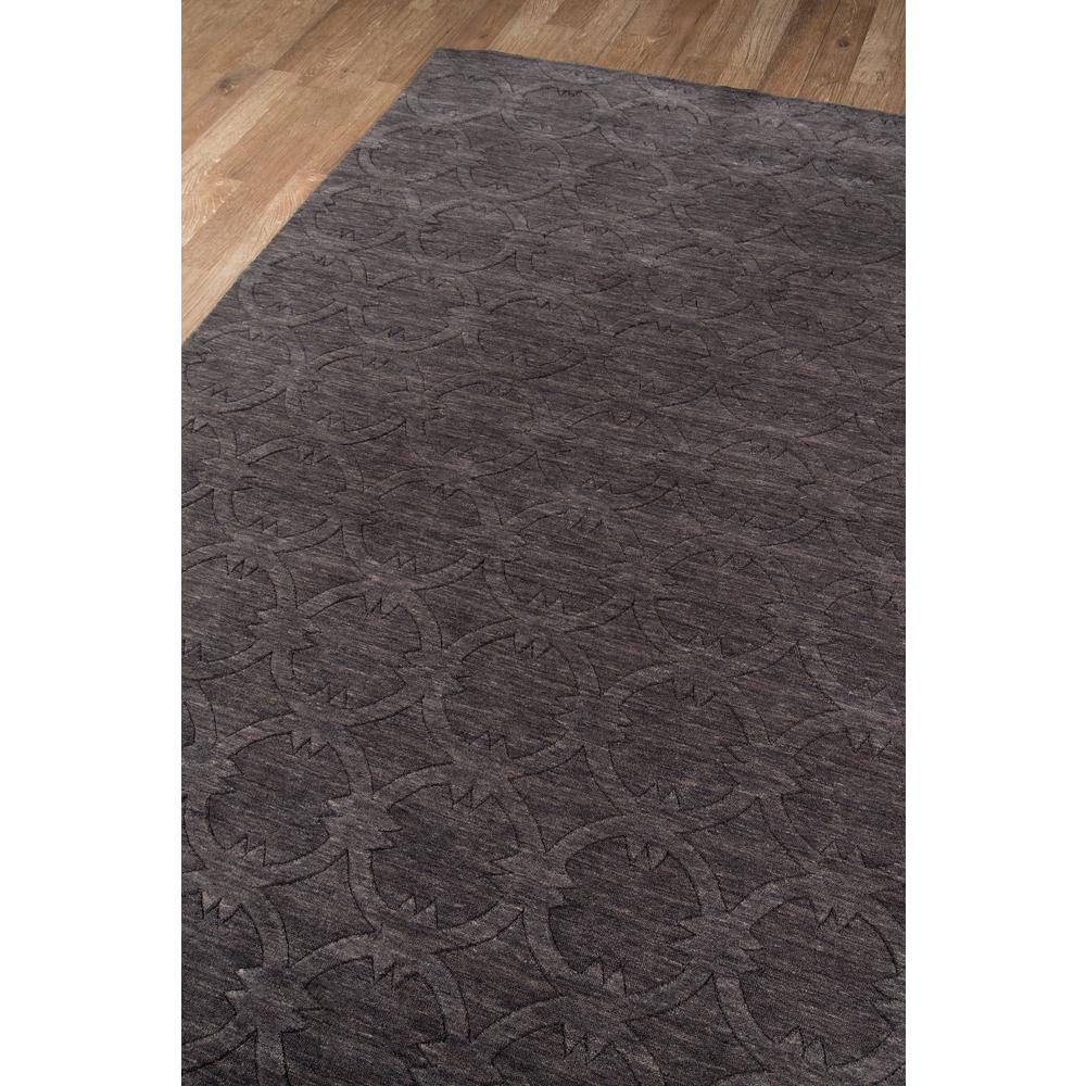 Contemporary Rectangle Area Rug, Charcoal, 9'6" X 13'6". Picture 2